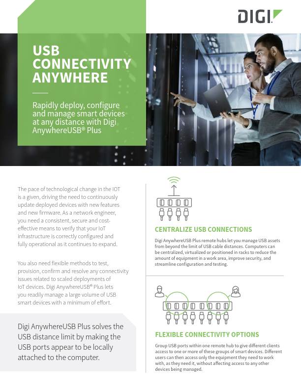 USB Connectivity Anywhere cover page