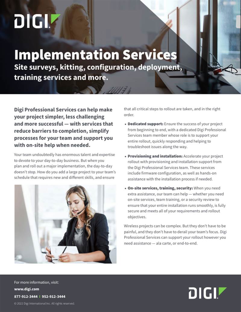 Implementation Services