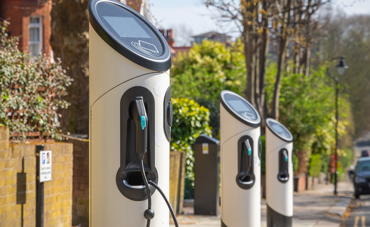 Connected EV charging stations