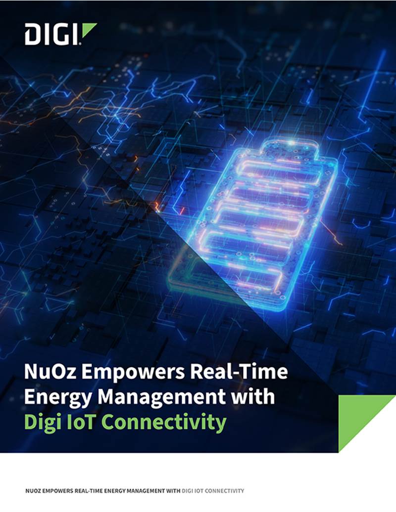 NuOz Empowers Real-Time Energy Management with Digi IoT Connectivity